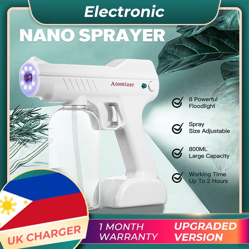 【Philippine cod】 air purifier Hand held sterilizer Blue light nano