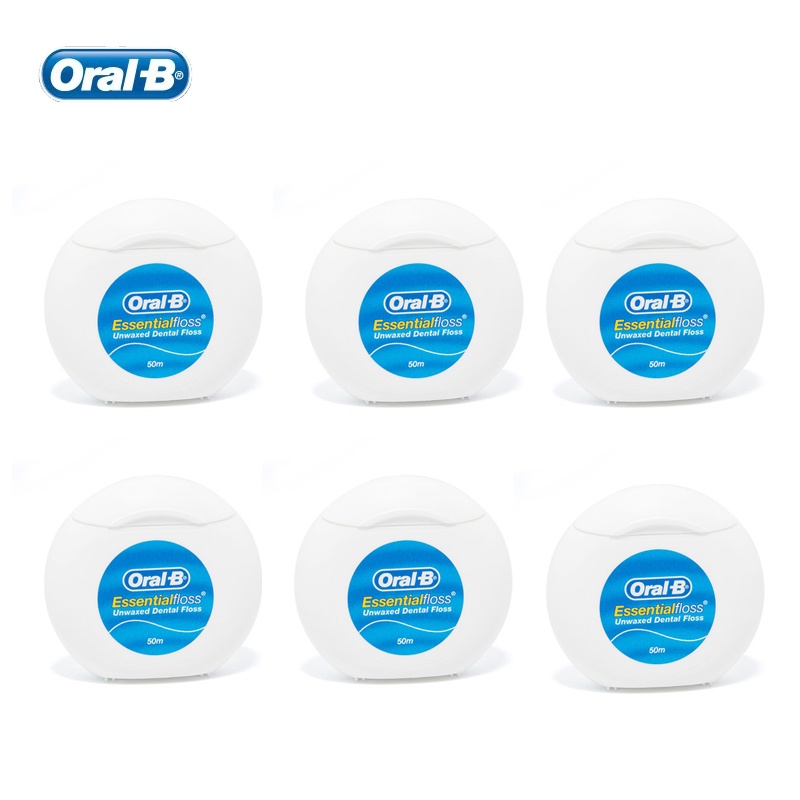 Oral B Essential Floss Unwaxed Dental Flosser Oral Hygiene Interdental