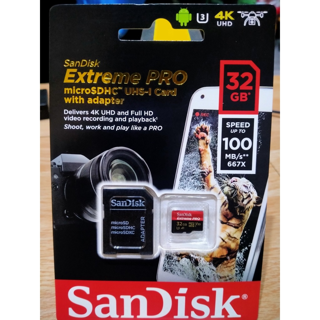 Original San Disk Extreme PRO 32GB 64GB 128GB 256GB Micro SDHC