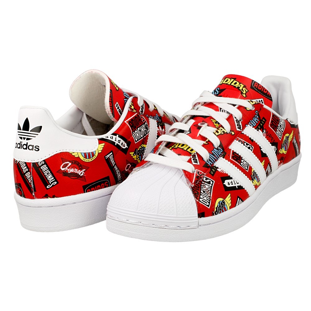 RARE🔥 Adidas Superstar NIGO SS 80S Red Leather S83388 Sneakers Shoe 2015  S83388
