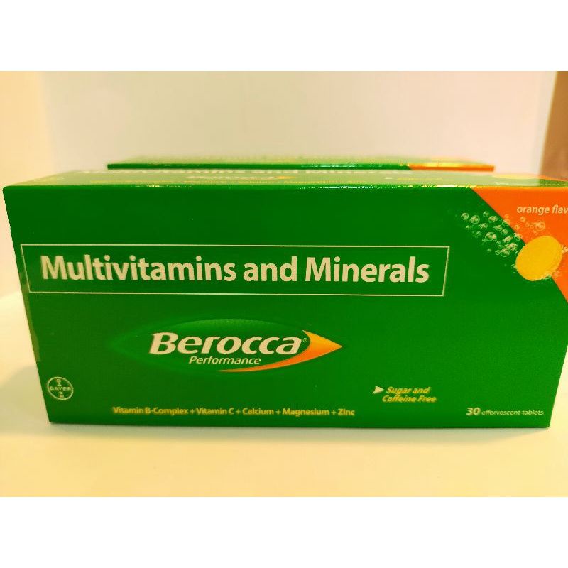 BEROCCA MULTIVITAMINS AND MINERALS (30 TABLETS) Shopee Philippines