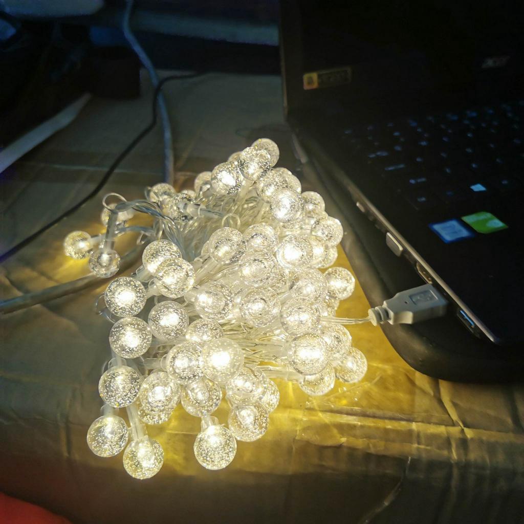 Camping String Lights outdoor string light 10m light 80bulbs USB Type Outdoor Light camping