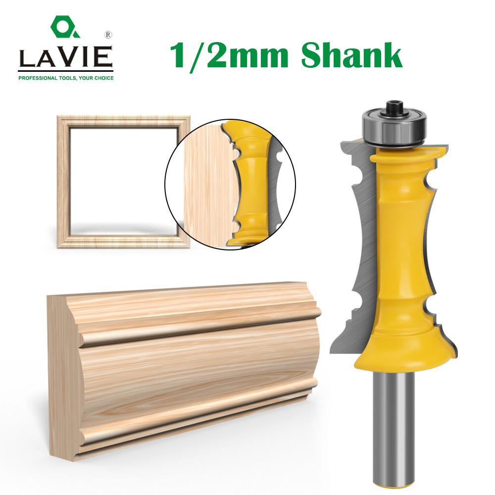 LA VIE 1 PC 1/2” Shank Mitered Drawer Front Molding Router Bit Door ...