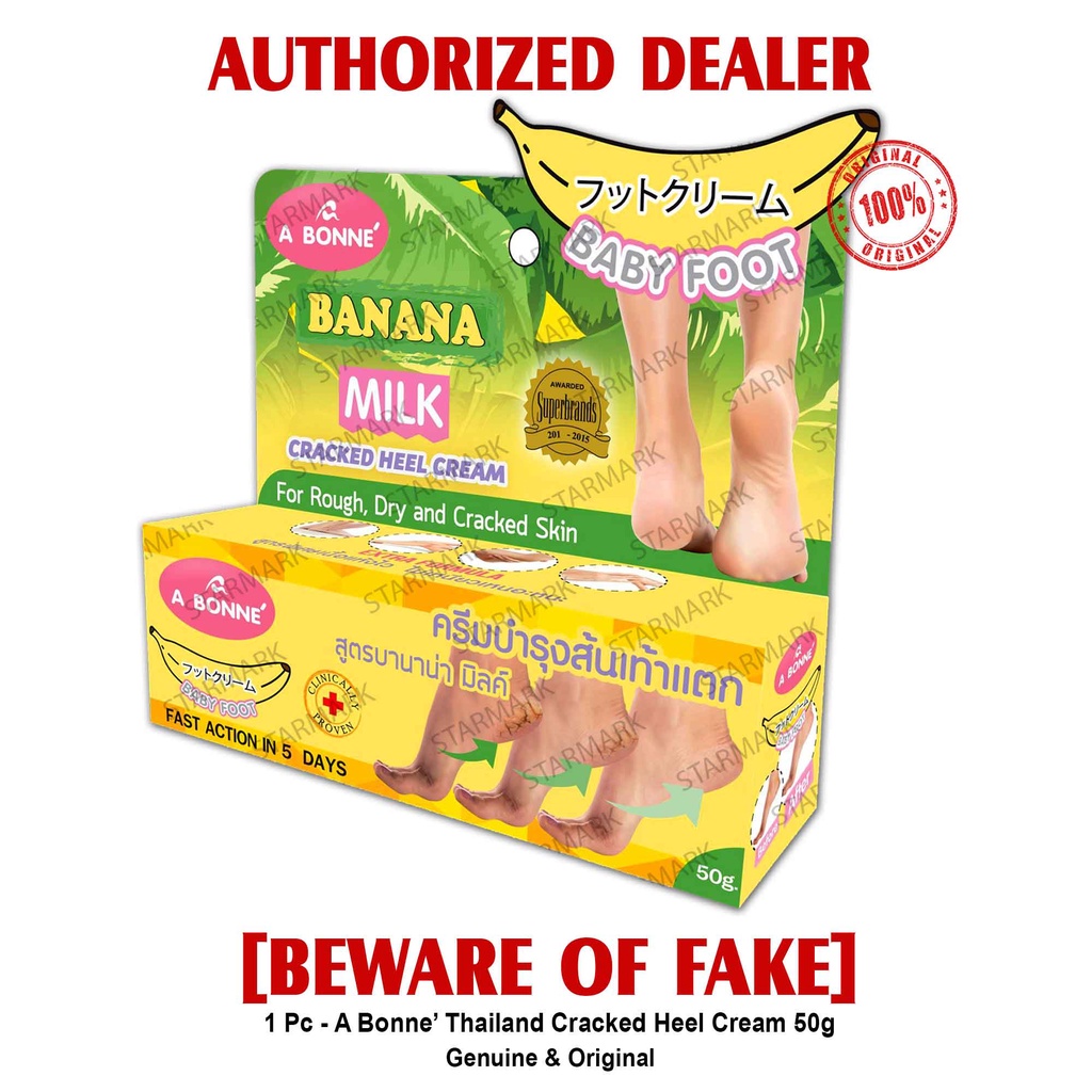 Abonne Banana Milk Cracked Heel Cream Crack Heels Creams 50g each A801