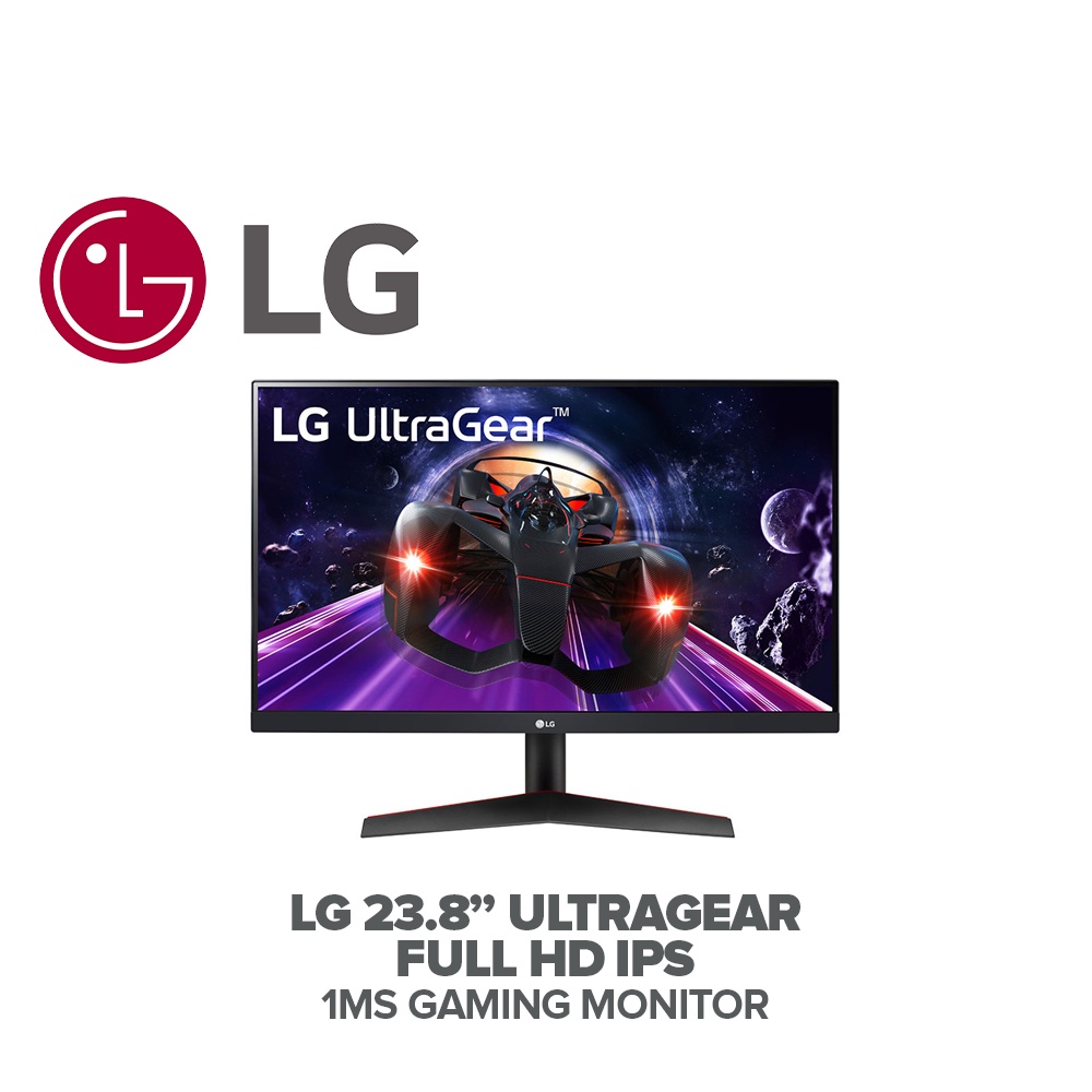 23.8” UltraGear™ Full HD IPS 1ms (GtG) Gaming Monitor with 144Hz -  24GN600-B