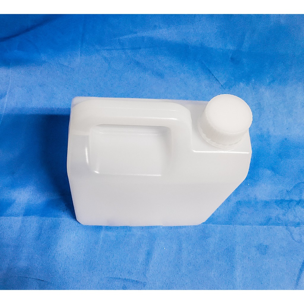 Jerry Can 1 Liter HDPE Food Grade Plastic Natural Top Handle with