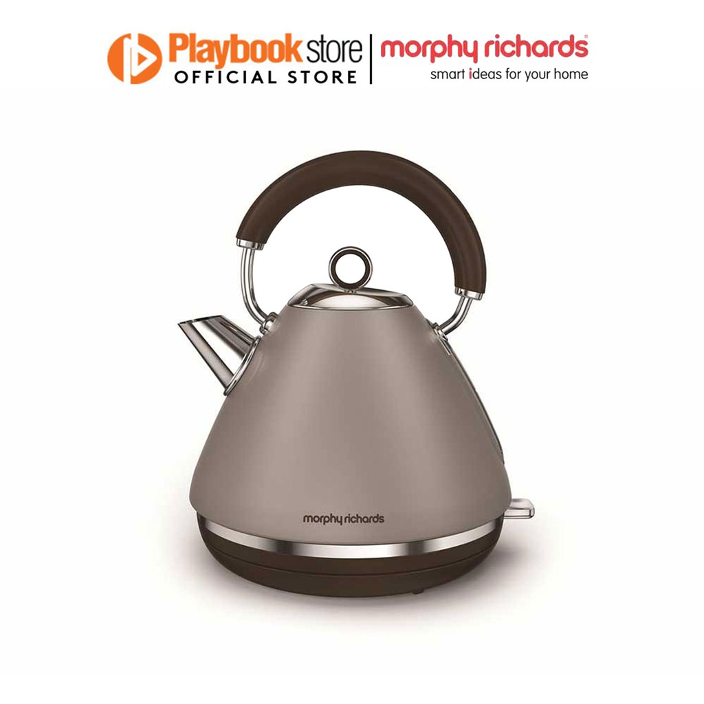 Morphy Richards Accents Special Edition 1.5L Traditional Pyramid Electric Kettle (Pebble