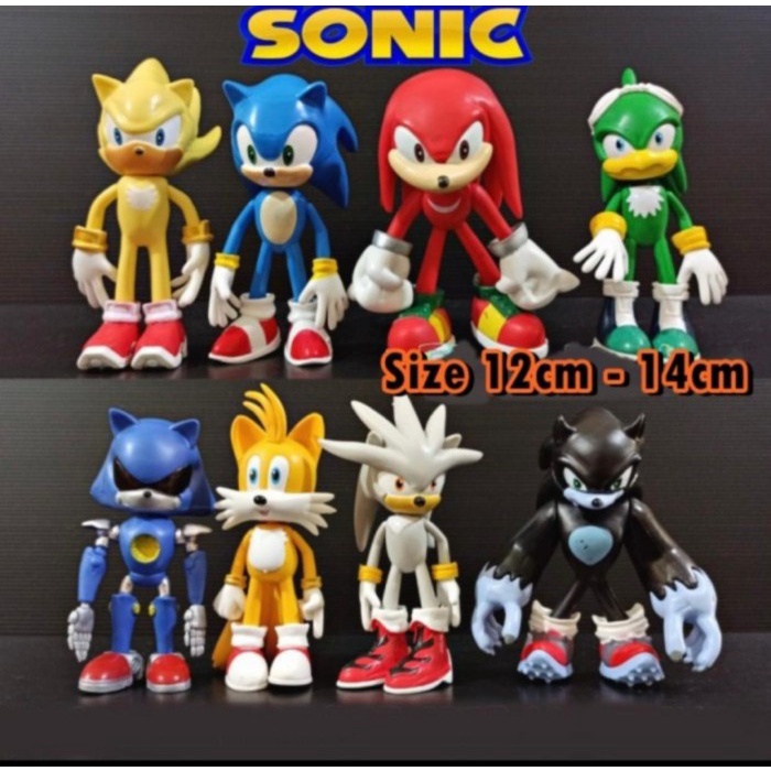 Toys & Hobby FIGURE FIGURE SONIC THE HEDGEHOG SET Contents 8 Big Sizes ...