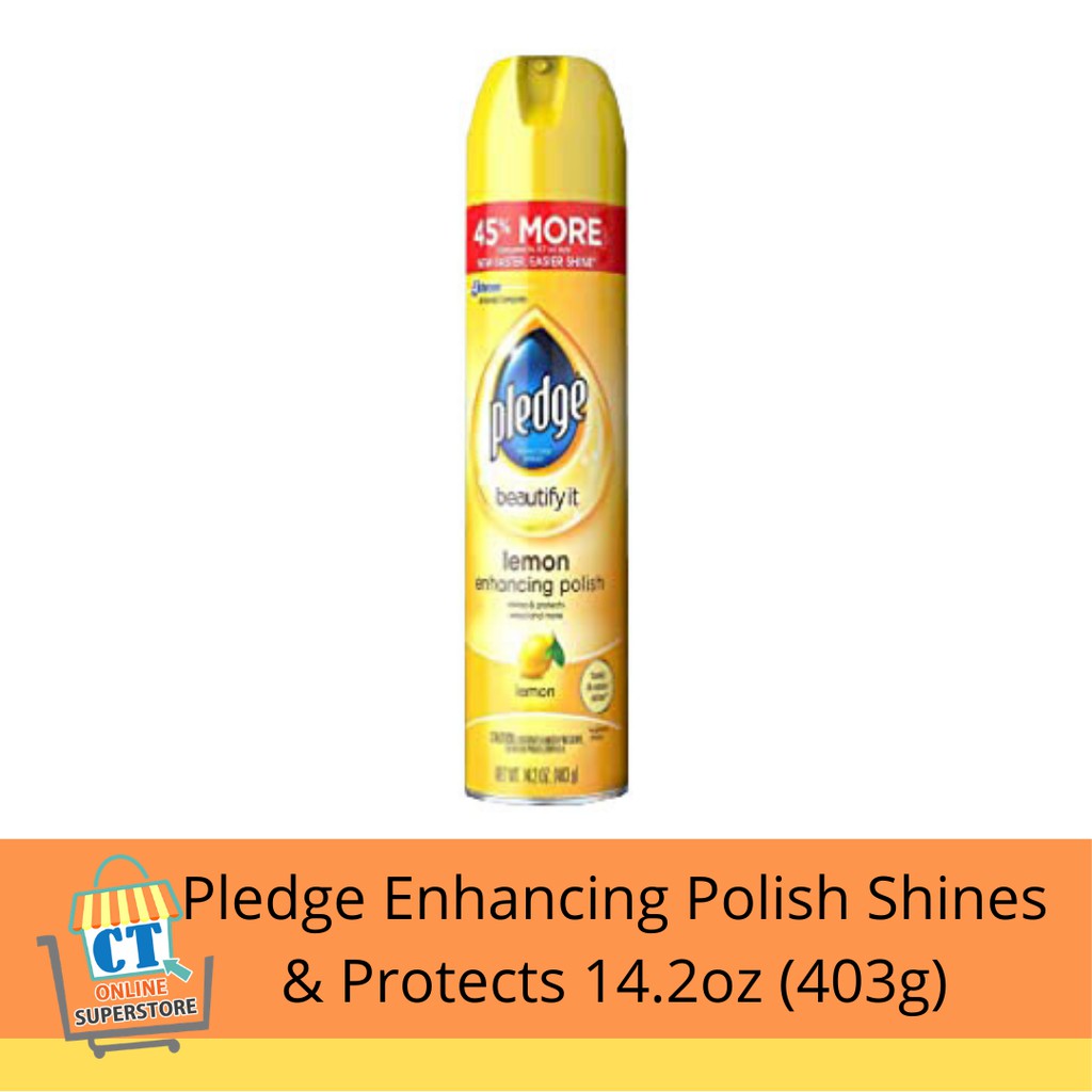 Pledge Enhancing Polish Shines And Protects 142Oz 403G (BIG SIZE ...