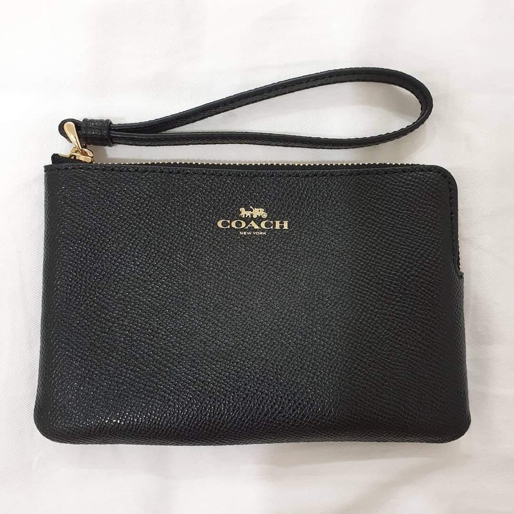 ORIGINAL Coach Corner Zip Wristlet