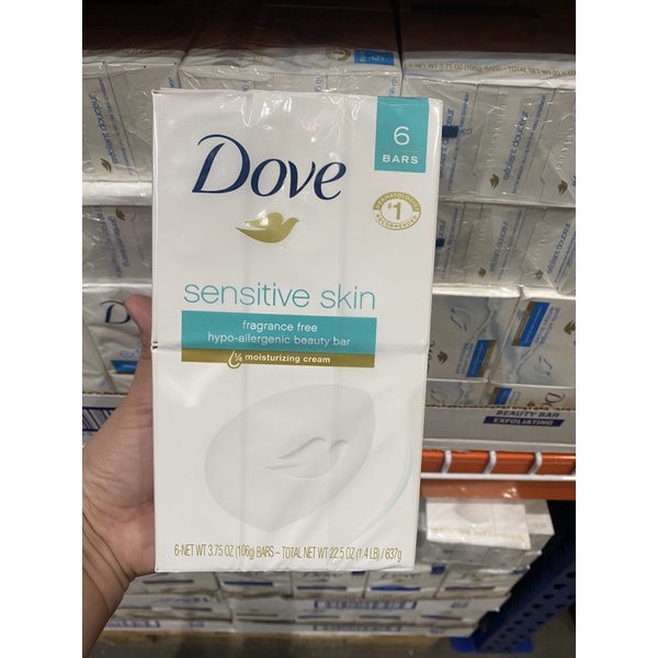 Dove Sensitive Skin Bar 6 X 106g Shopee Philippines