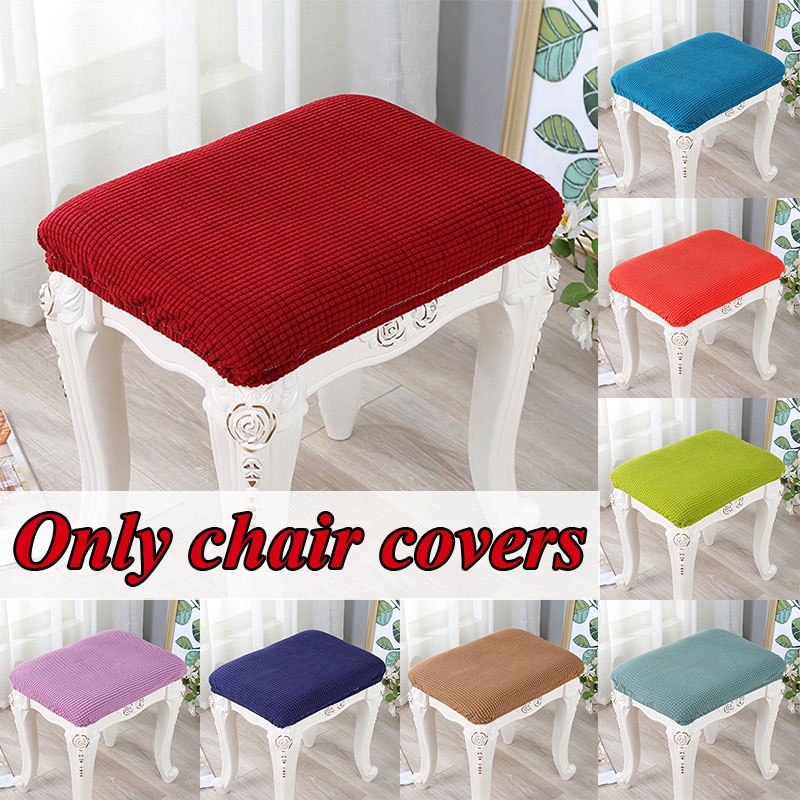 GUANCFASHION Square Stool Cover Polar Fleece Stool Cover Dustproof ...