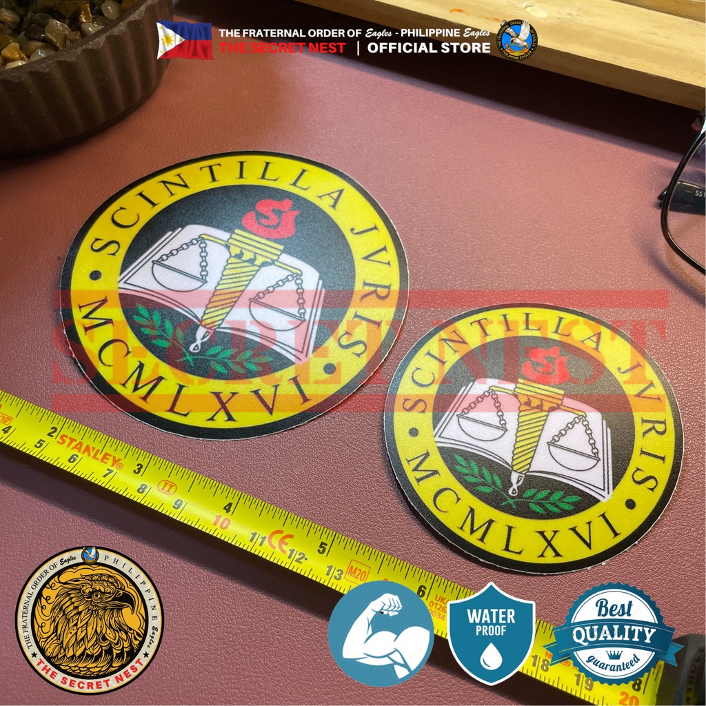 Scintilla Juris SJ Laminated Vinyl Sticker | Shopee Philippines