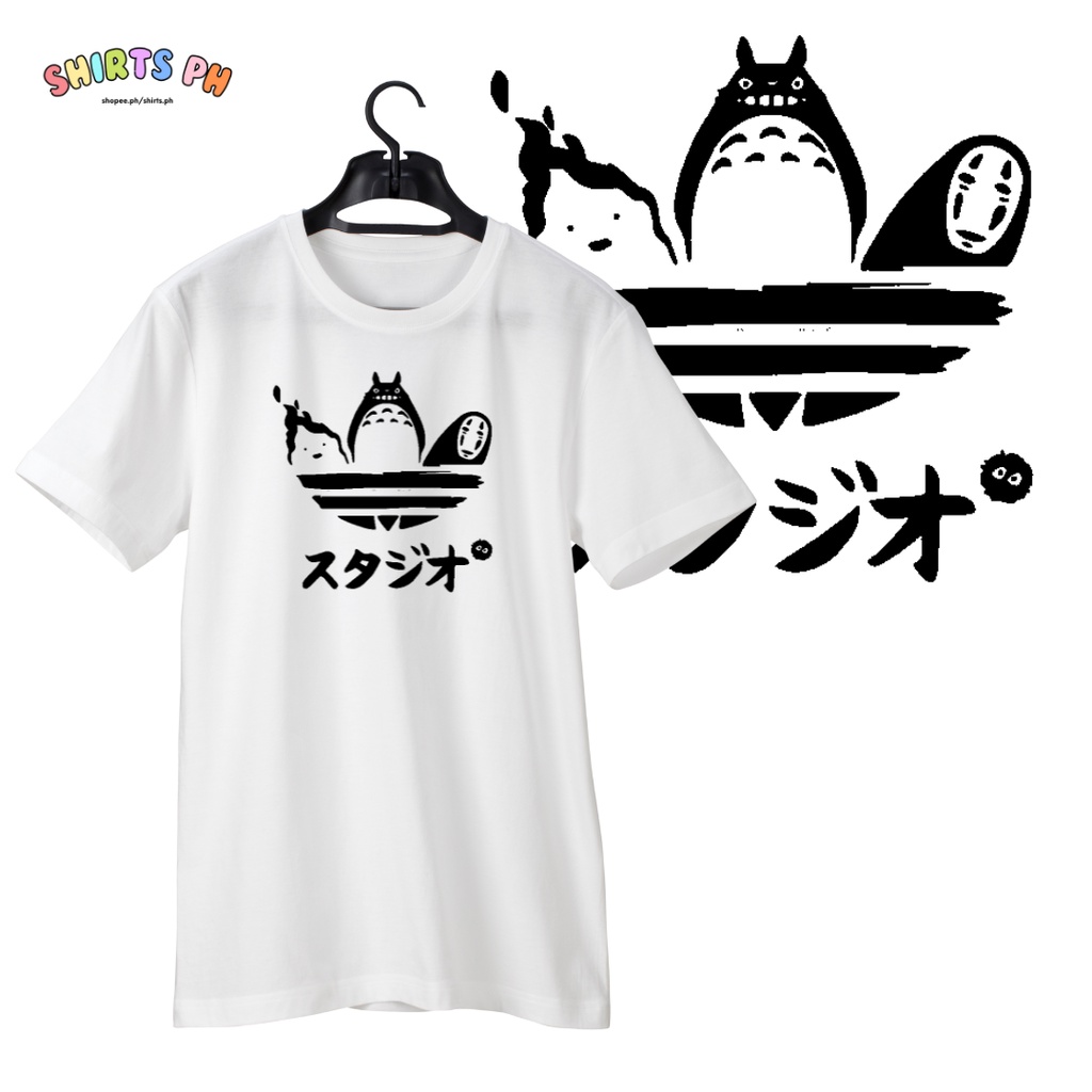 Studio Ghibli Adidas Kawaii Art Anime Tshirt | Shirts.PH | Shopee ...