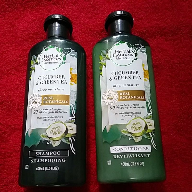 Herbal Essences, Cucumber and Green Tea, 400 mL BUNDLE SET Shampoo