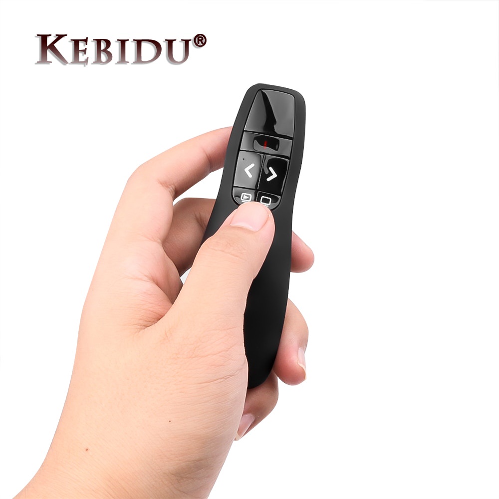 R400 2.4Ghz USB Wireless Presenter Page Turning Pen Pointer PPT Remote ...