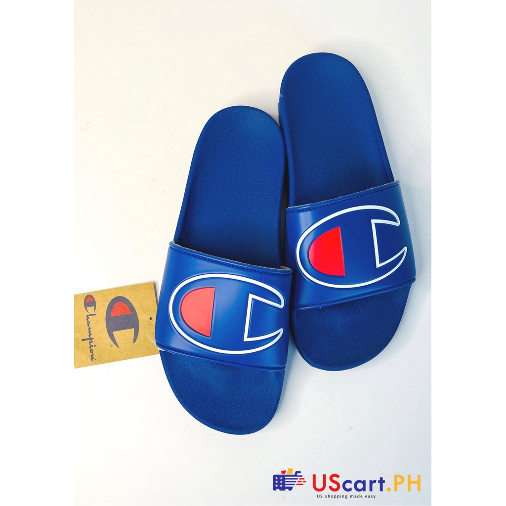 Royal blue champion discount slides