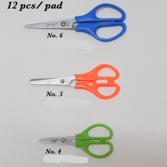 12pcs/Set Joy Scissors Small/Medium/Large | Shopee Philippines