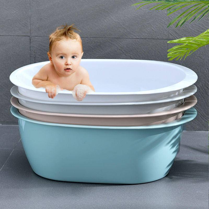 Ang baby bath tub na nakaupo at nakahiga ng dalawahang layunin na