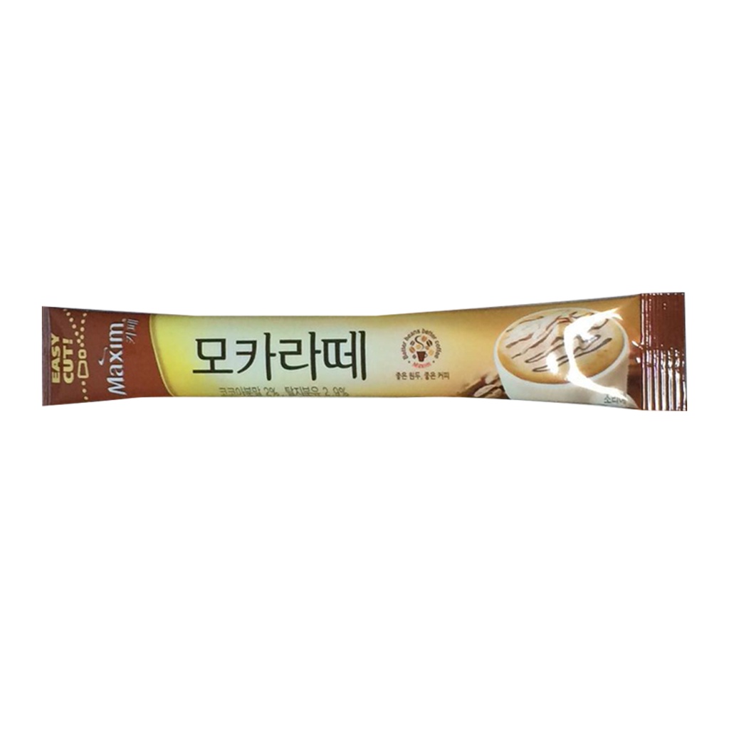 Korean Coffee Maxim Instant Coffee Sachet/Cappucino Hazelnut Mocha
