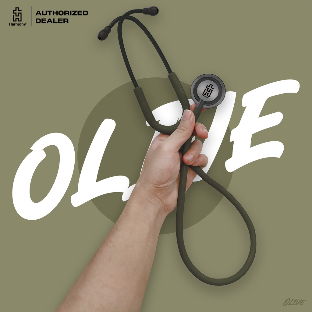 Harmony Stethoscope Olive Smoke Finish Shopee Philippines