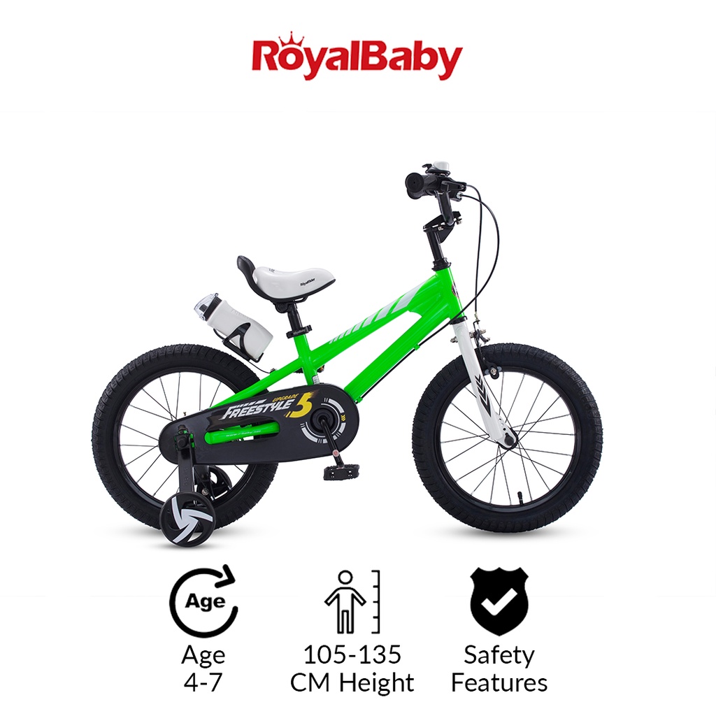 Royalbaby 16B-6 white factory bike