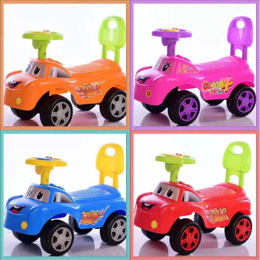 Cartoon toy car horn car kid riding a bicycle twist car Shopee