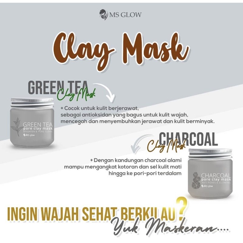 Ms Glow Clay Mask Face Mask | Shopee Philippines