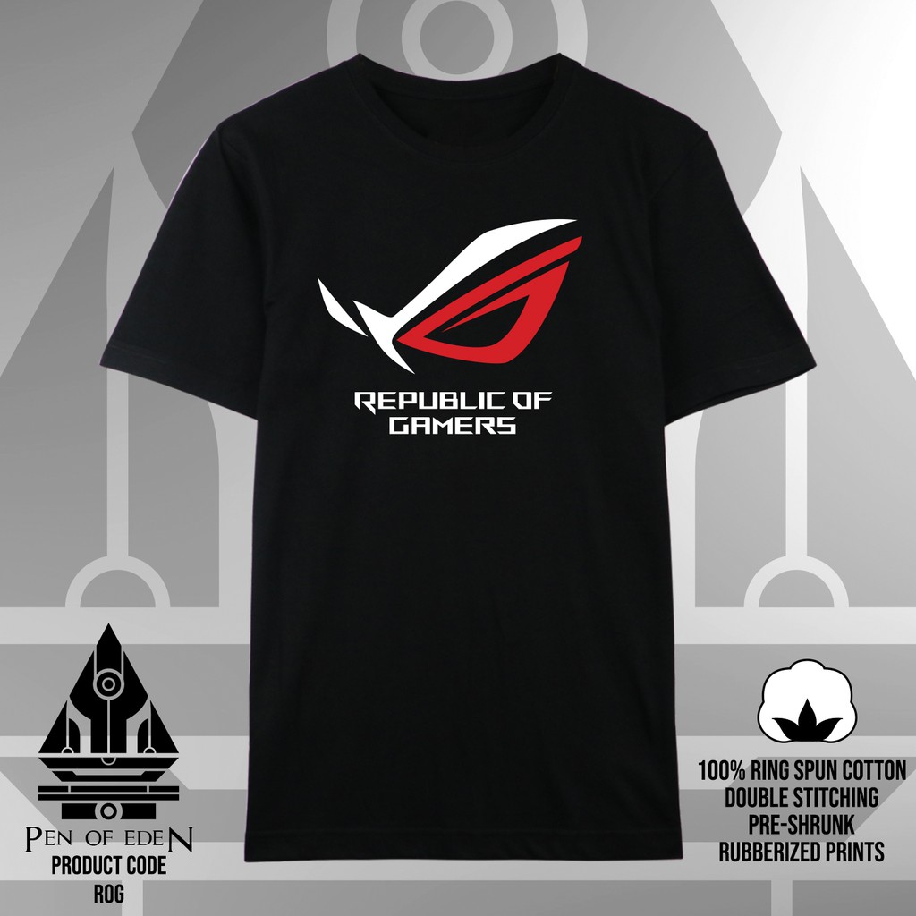 Republic of Gamers Shirt (ROG Shirt) | Shopee Philippines