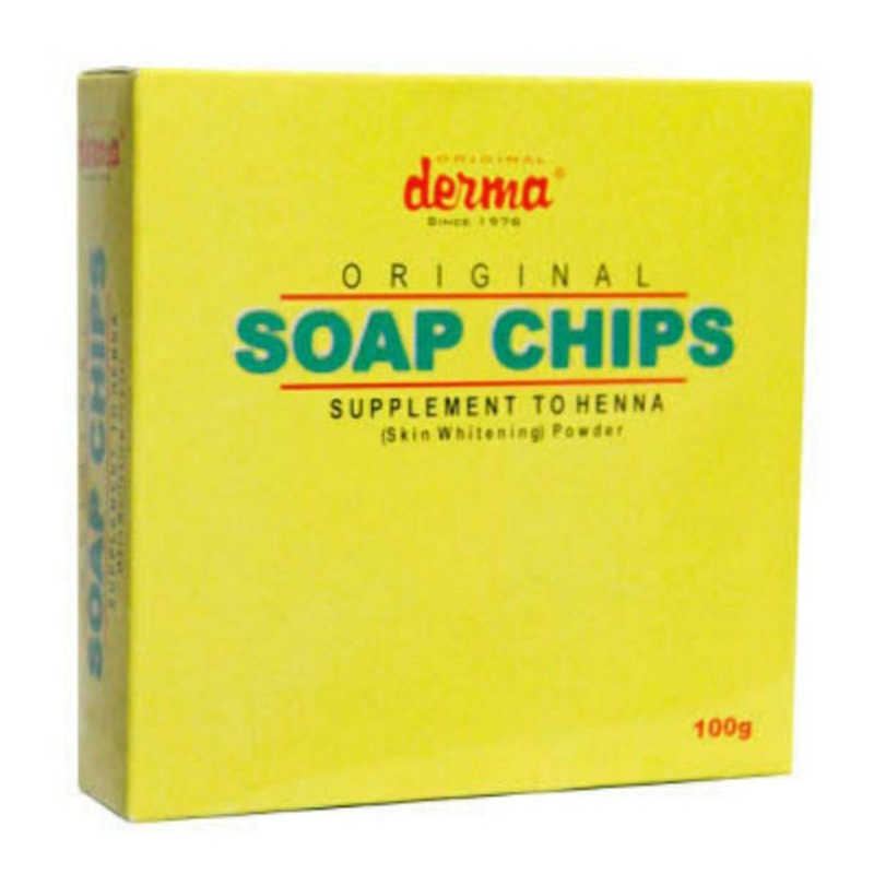DERMA original henna powder & soap chips, skin whitening powder, skin