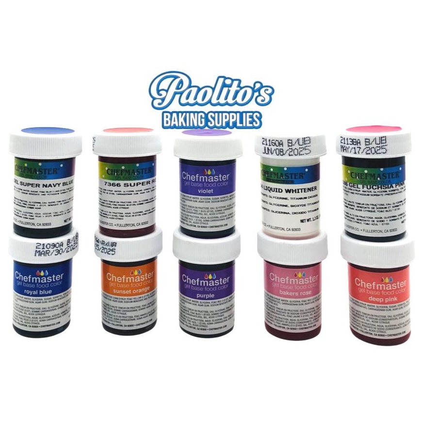 Chefmaster Gel Food Color - 28grams | Shopee Philippines
