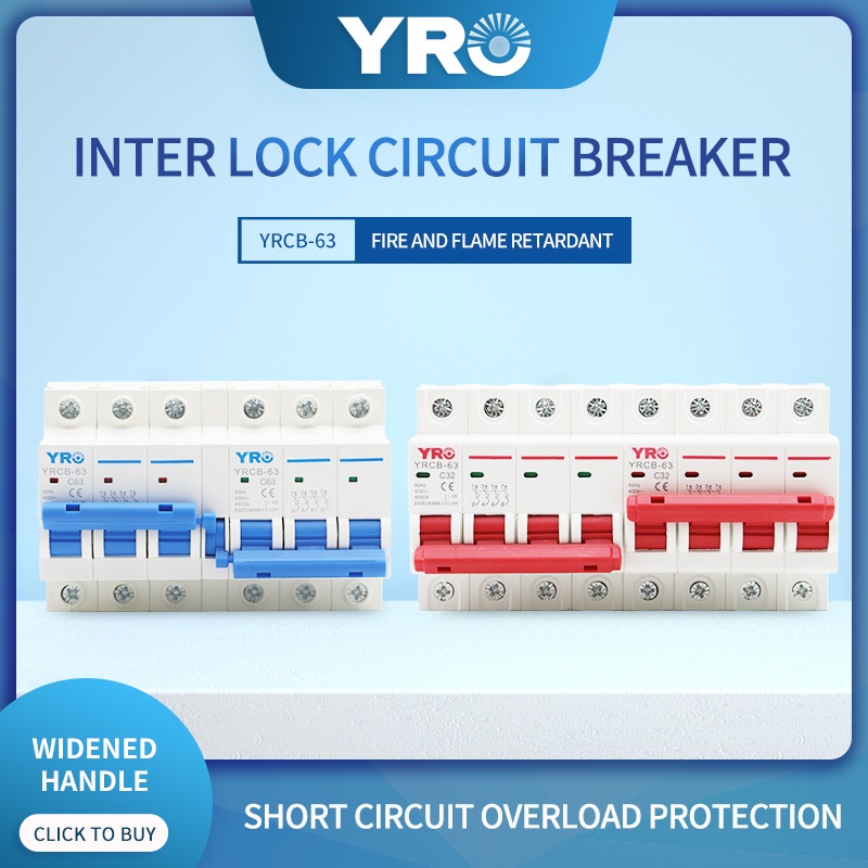 3P+3P Dual Power Manual Transfer Switch Differential Interlock Circuit ...
