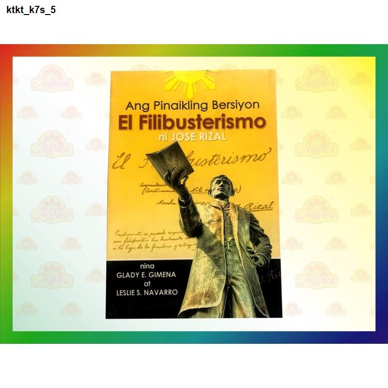 History Book Noli Me Tangere El Filibusterismo Florante At Laura Ibong Adarna Shopee