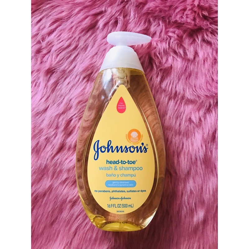 Johnson's baby head to best sale toe wash