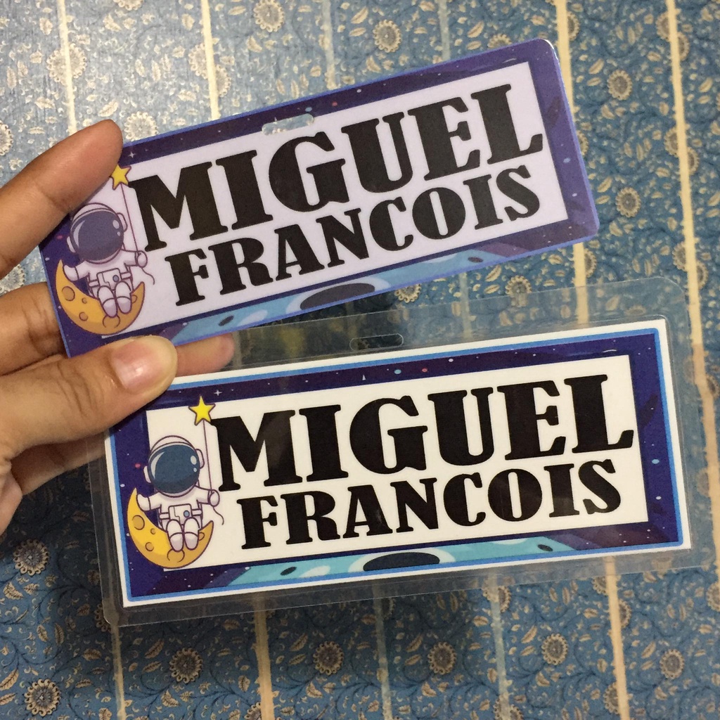 Customize PVC and Laminated Name tag | Shopee Philippines