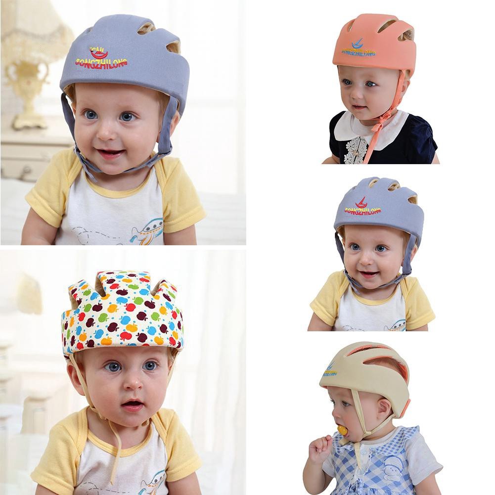 【mountaina】Adjustable Baby Safety Helmet Infant Head Protection Pad