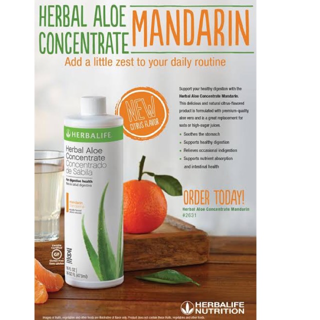 Auth Herbalife Aloe Concentrate Drink 473ml 16 Oz Shopee Philippines 3093