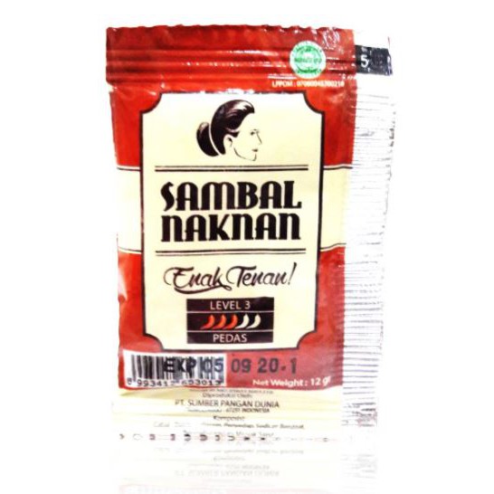 Indonesia Sambal Naknan Level 3 Authentic Indonesian Hot Chili Spicy Condiments Sambel Shopee 8075