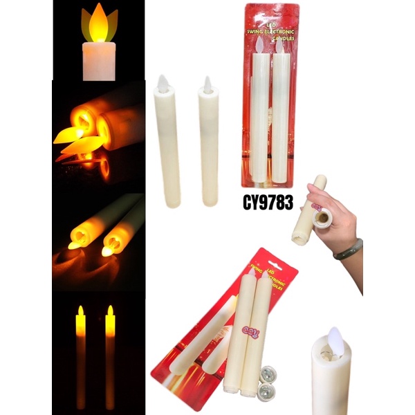 LED Swing Battery Candles AA battery (2in1)Operated LED Candles