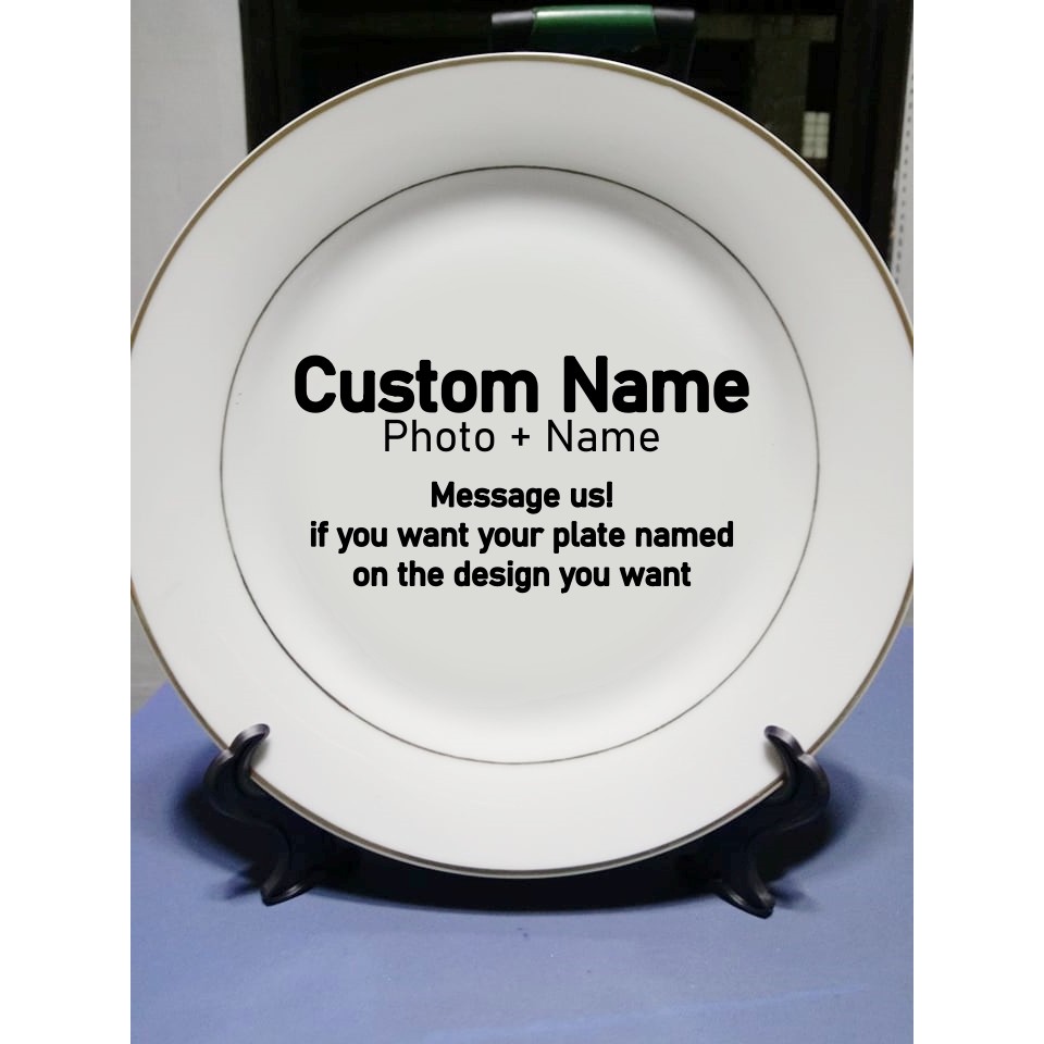 Personalized/Customized Plate | Printed Plate | Dinnerware Ceramic ...
