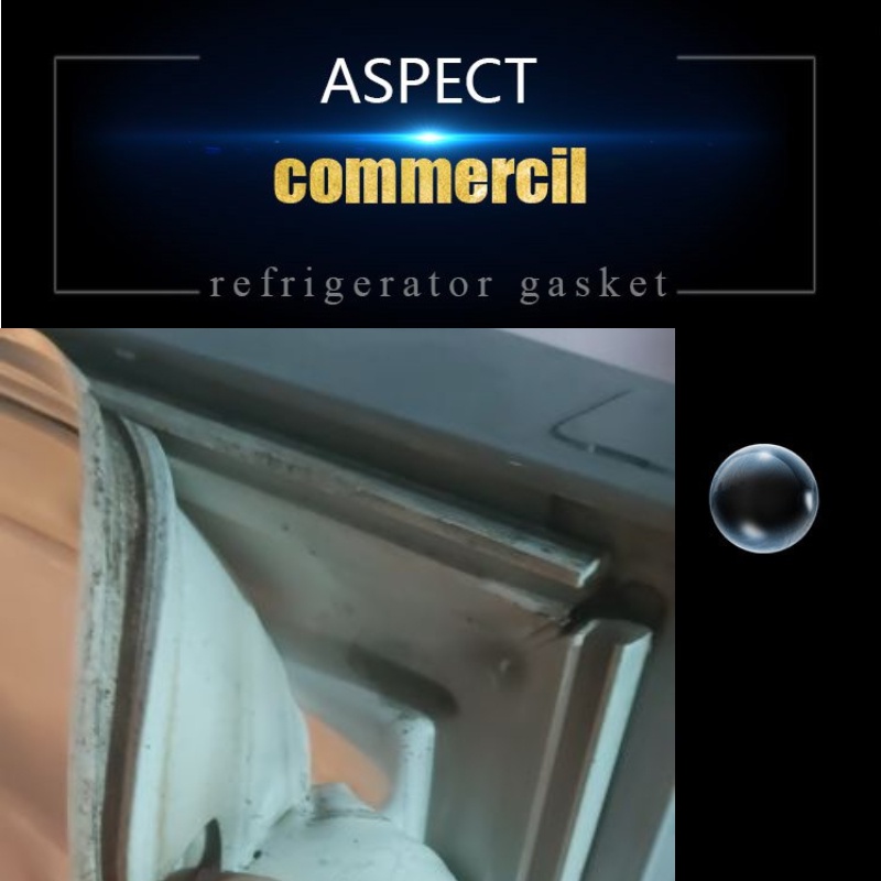 Old card slot refrigerator door seal rubber ring seal strip door sealing gasket