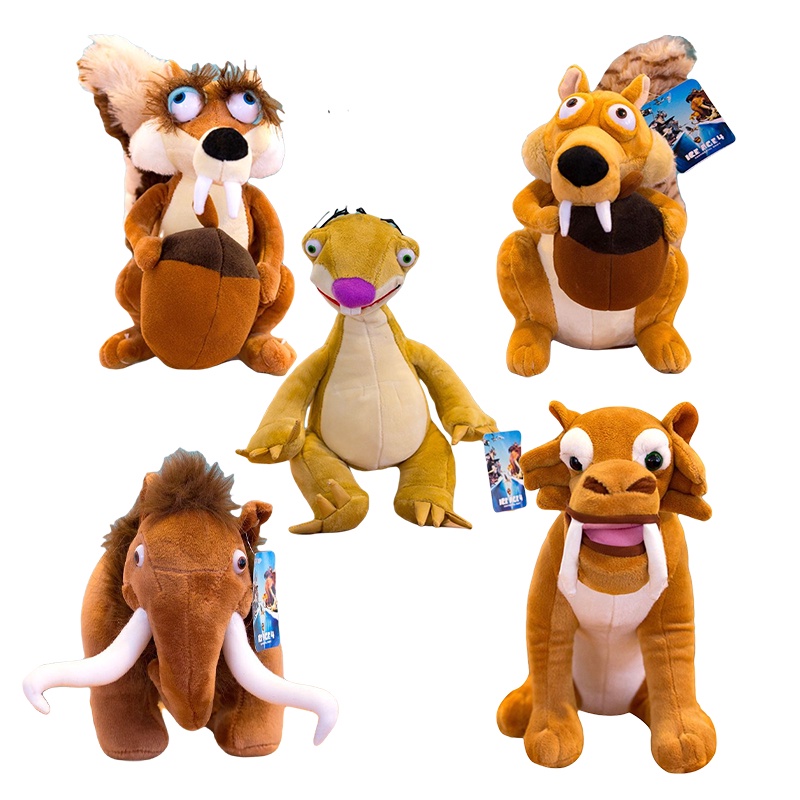 20cm Ice Age Cartoon Movie Plush Toy Sid Manny Diego Scratte Soft ...