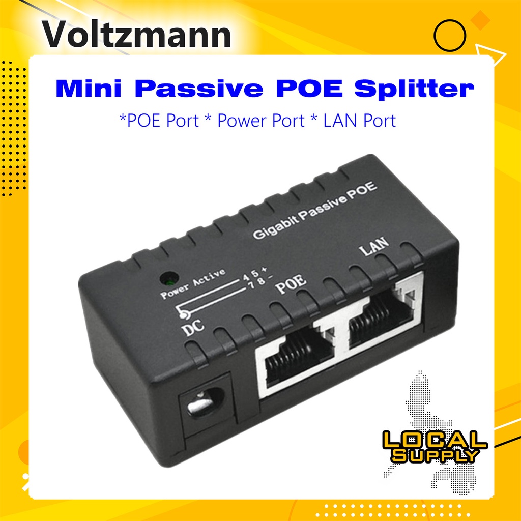 Mini POE Power Supply Box POE Gigabit singleport Passive LAN POE