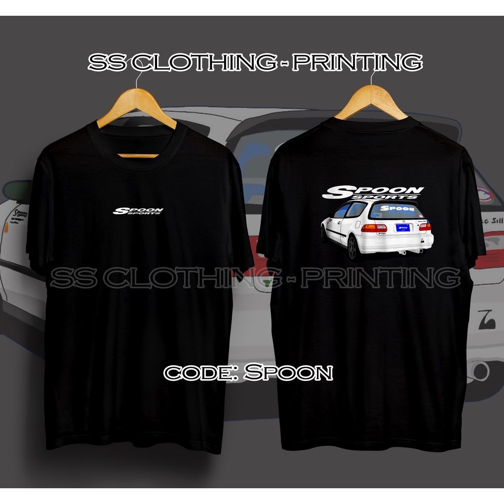 Spoon Sports Car Shirt Car Guy Shirt Car Wear Casual Streetwear Shirt ...