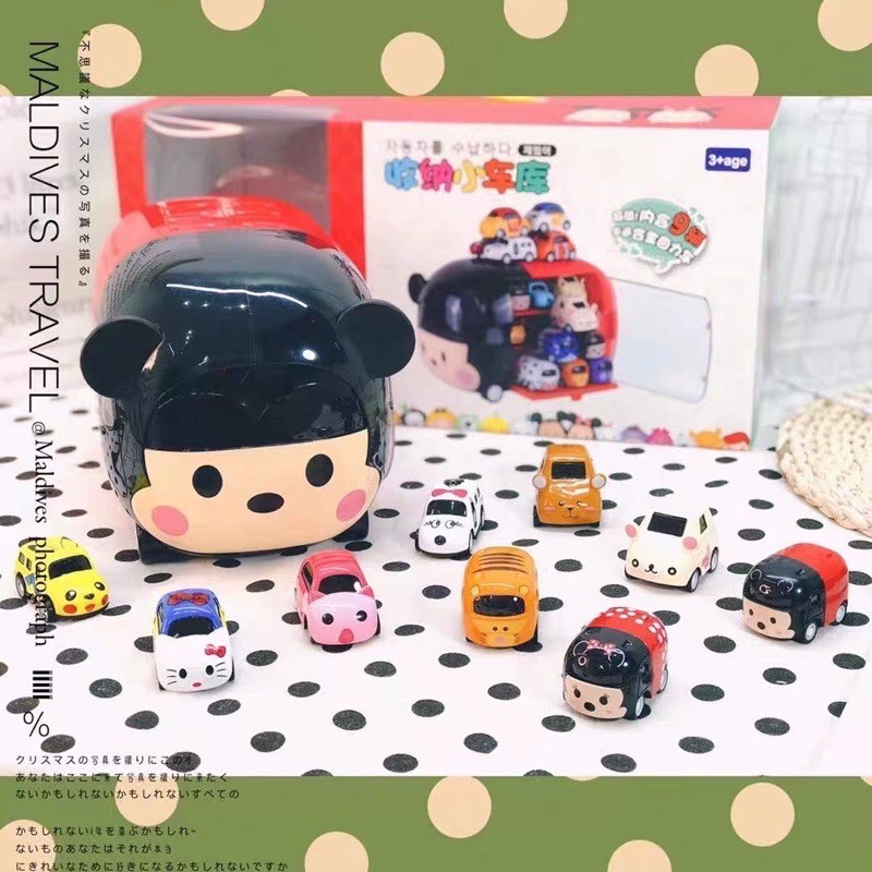 Tsum Tsum storage car Includes 9 cars - Children's car Garage - Tsum ...