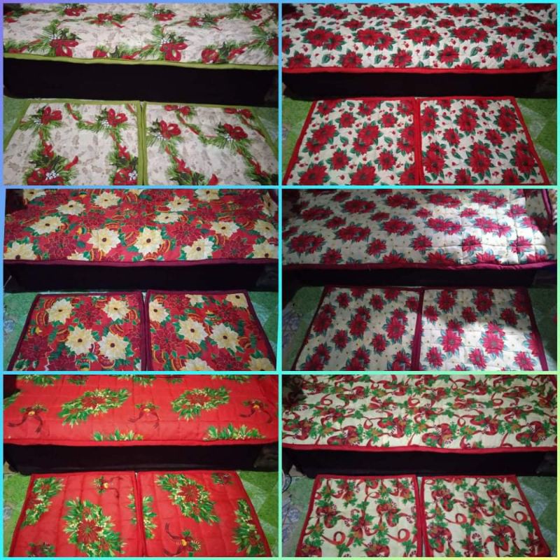 assorted Xmas design sofa cover/ seat cover set/sapin sa upuan (22x62 ...