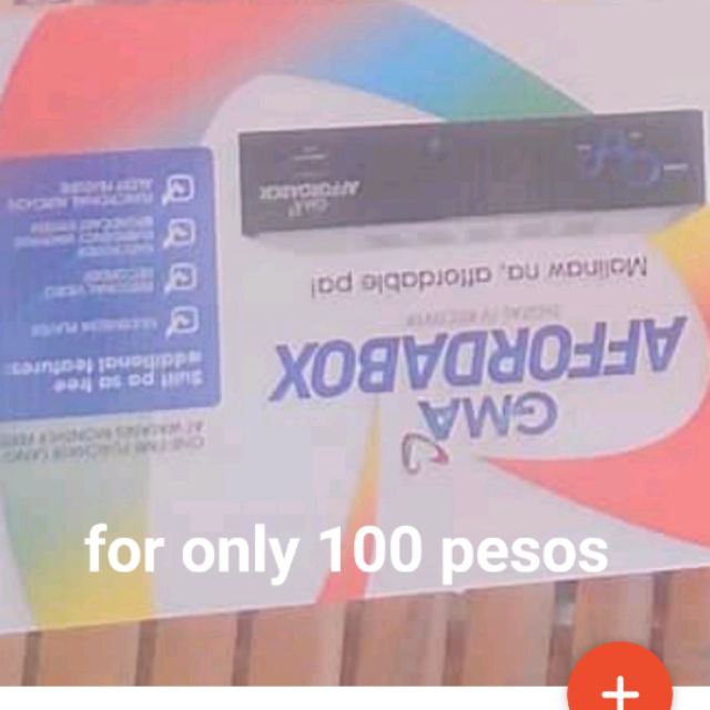 GMA Affordable Box TV receiver Shopee Philippines