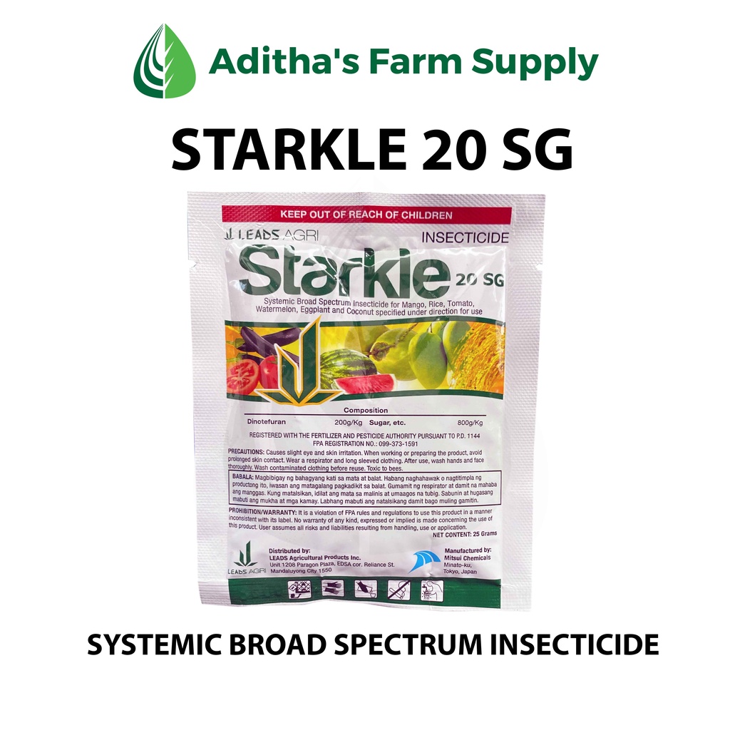 Starkle 20 SG Systemic Broad Spectrum Insecticide (Dinotefuran) 25 ...