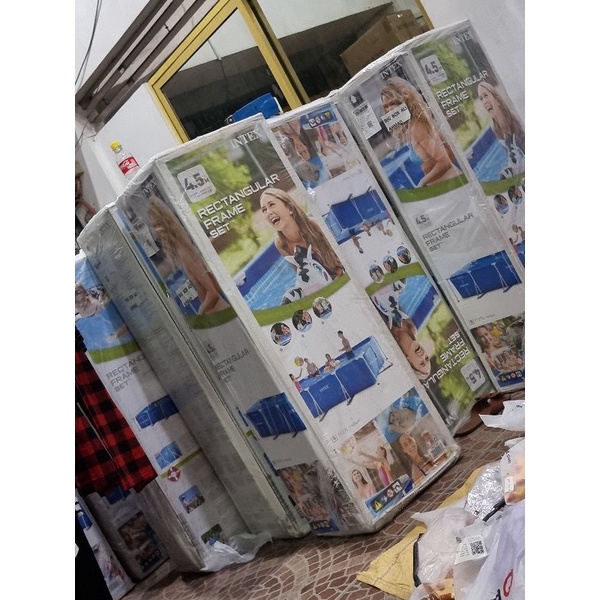 (COD) INTEX POOL RECTANGULAR FRAME | Shopee Philippines