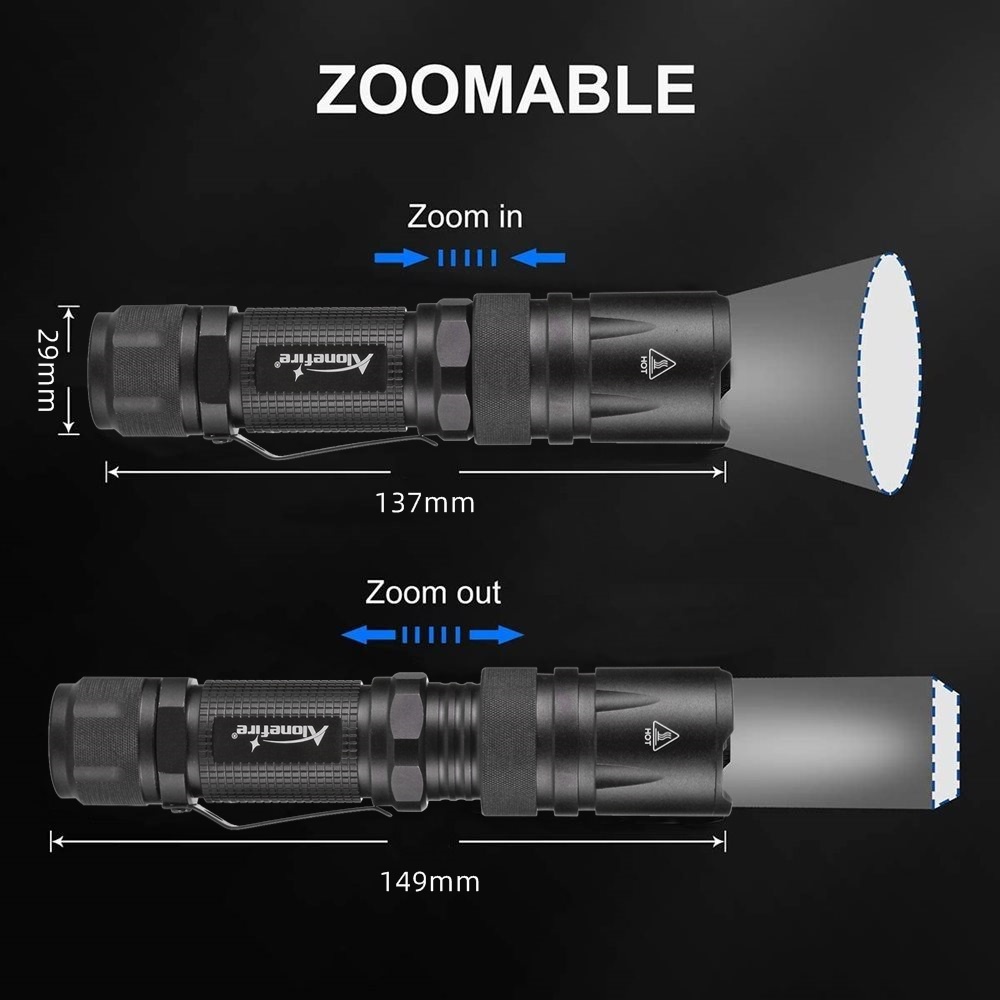 Alonefire X33 4 in 1 Multicolor Zoom Led White/Red/Green/Blue Lighting ...